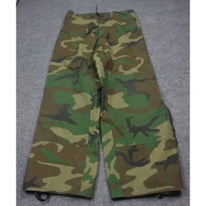 Cold Weather Military Pants Mens 31 Green Camo Goretex M-81 Woodland Camo